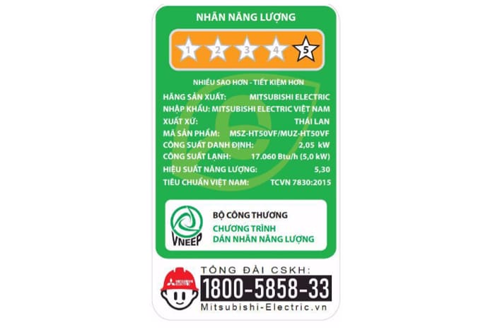 Điều hòa Mitsubishi Electric Inverter 18000 BTU 2 chiều MSZ/MUZ-HT50VF